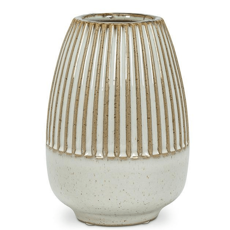 Small Half Ribbed Vase