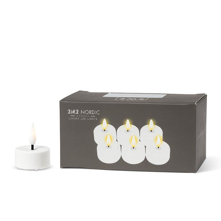 LED Tealight | White | Set of 6