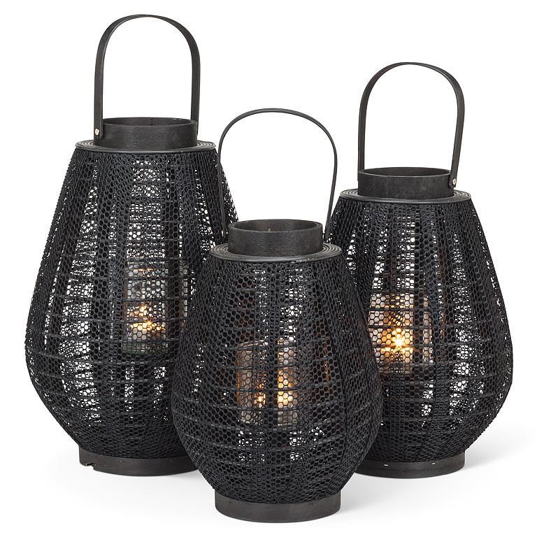 Barrel Lantern with Handle | Medium