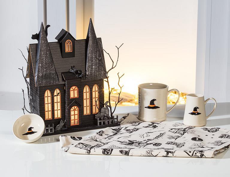 Spooky LED Light Halloween Mansion | Large