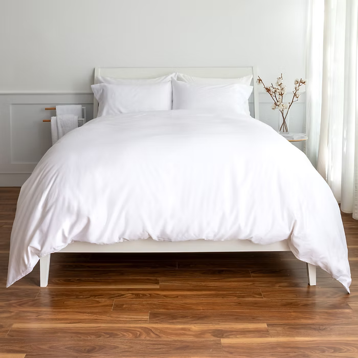 St. Geneve | Cream | Twin | Porto Satin | Sheet Set
