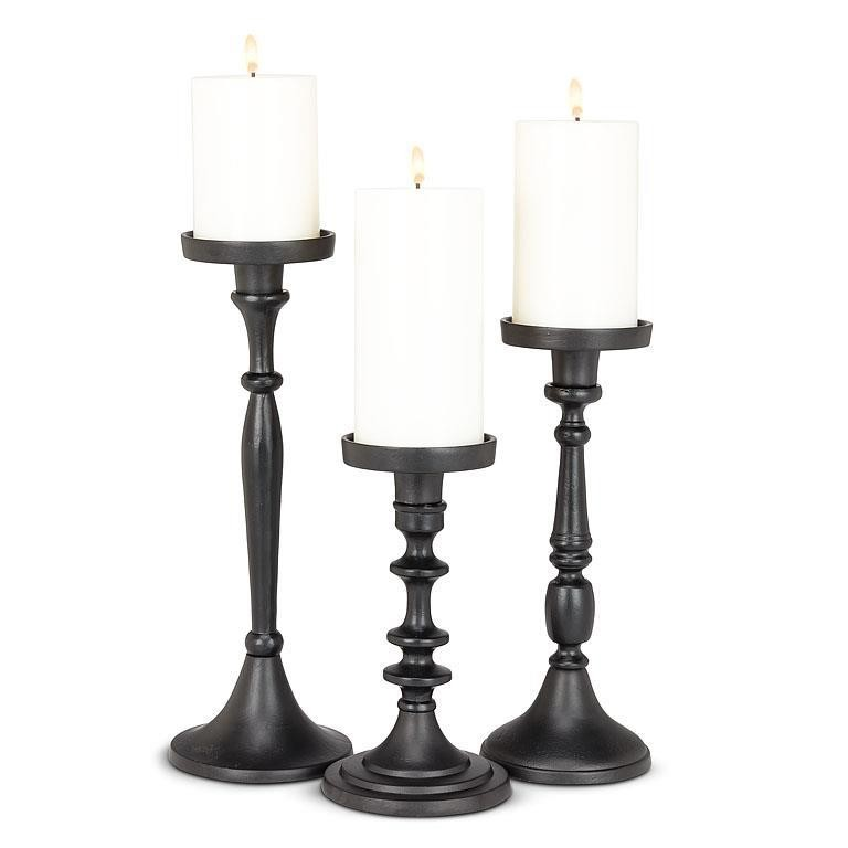 Medium Classic Candle Holder | Black