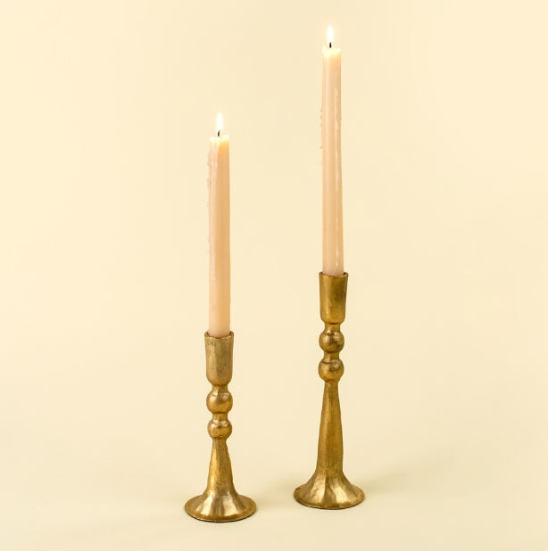 Caldera Forged Candlestick | Gold | Large