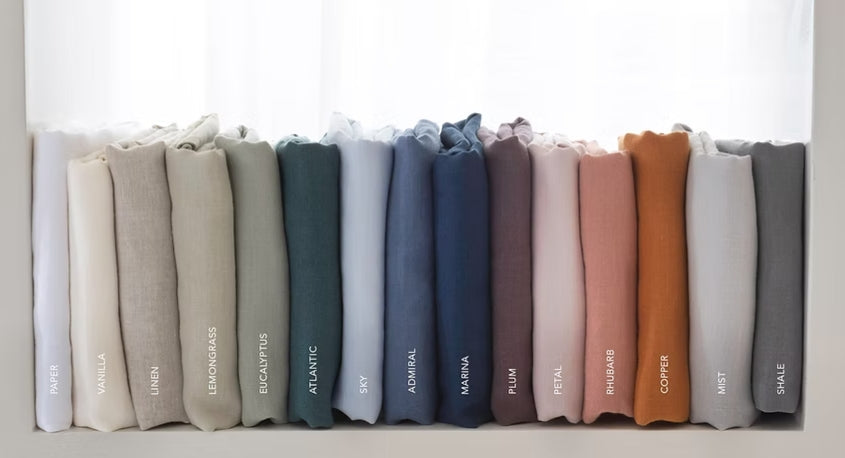 St Geneve | Echo Linen | Fitted Sheets | Double