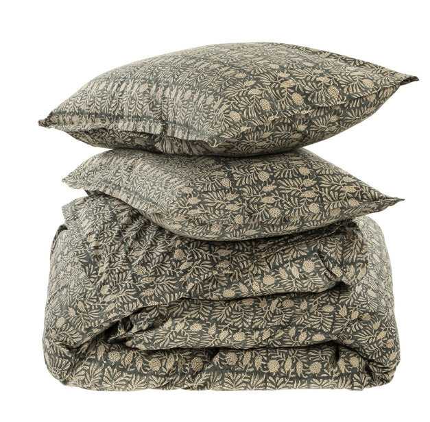 Tulsi Block Print Duvet Set | Queen