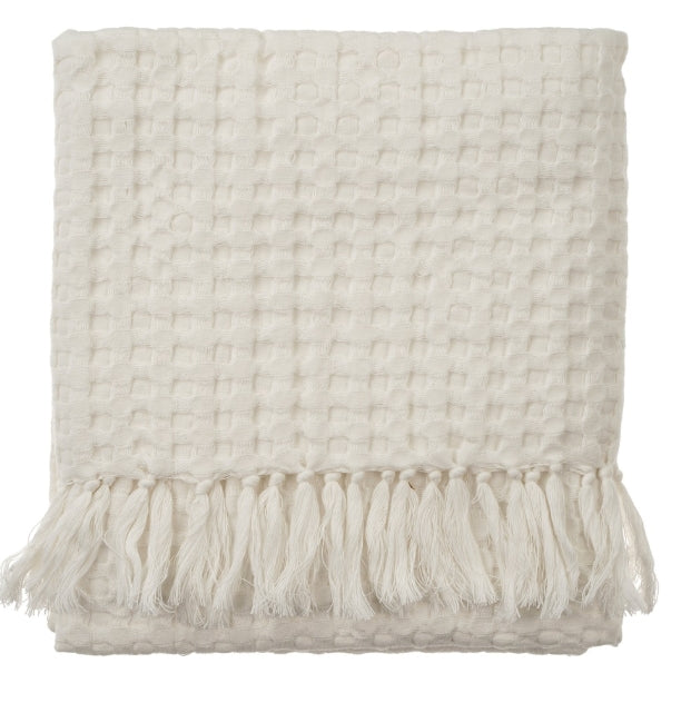 Honeycomb Bath Towel | Off White
