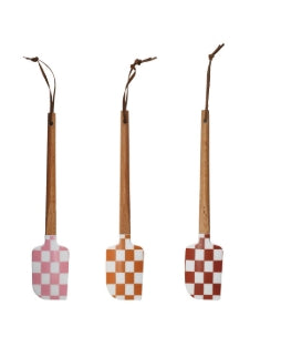 Silicone & Wood Two-Sided Spatula