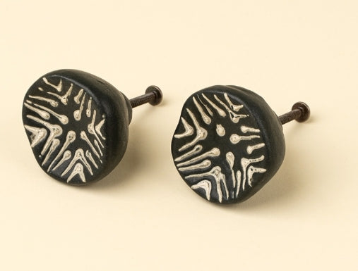 Earthen Ceramic Knobs | Black