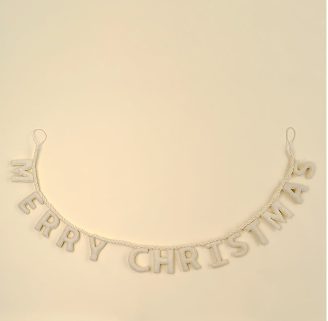 Merry Christmas Felt Garland