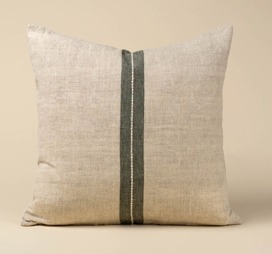 Emmett Linen Pillow | Natural