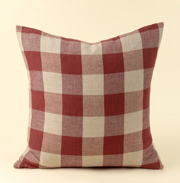 Hawthorne Gingham Pillow | Red