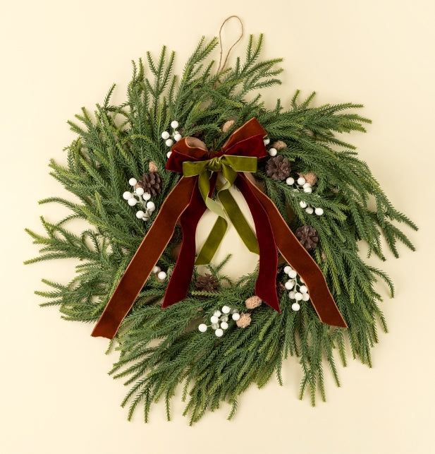 Snowberry Real Touch Wreath
