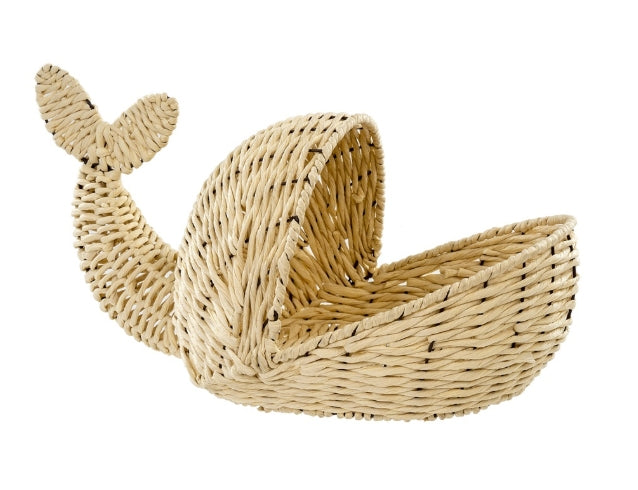 Whale Storage Basket | White