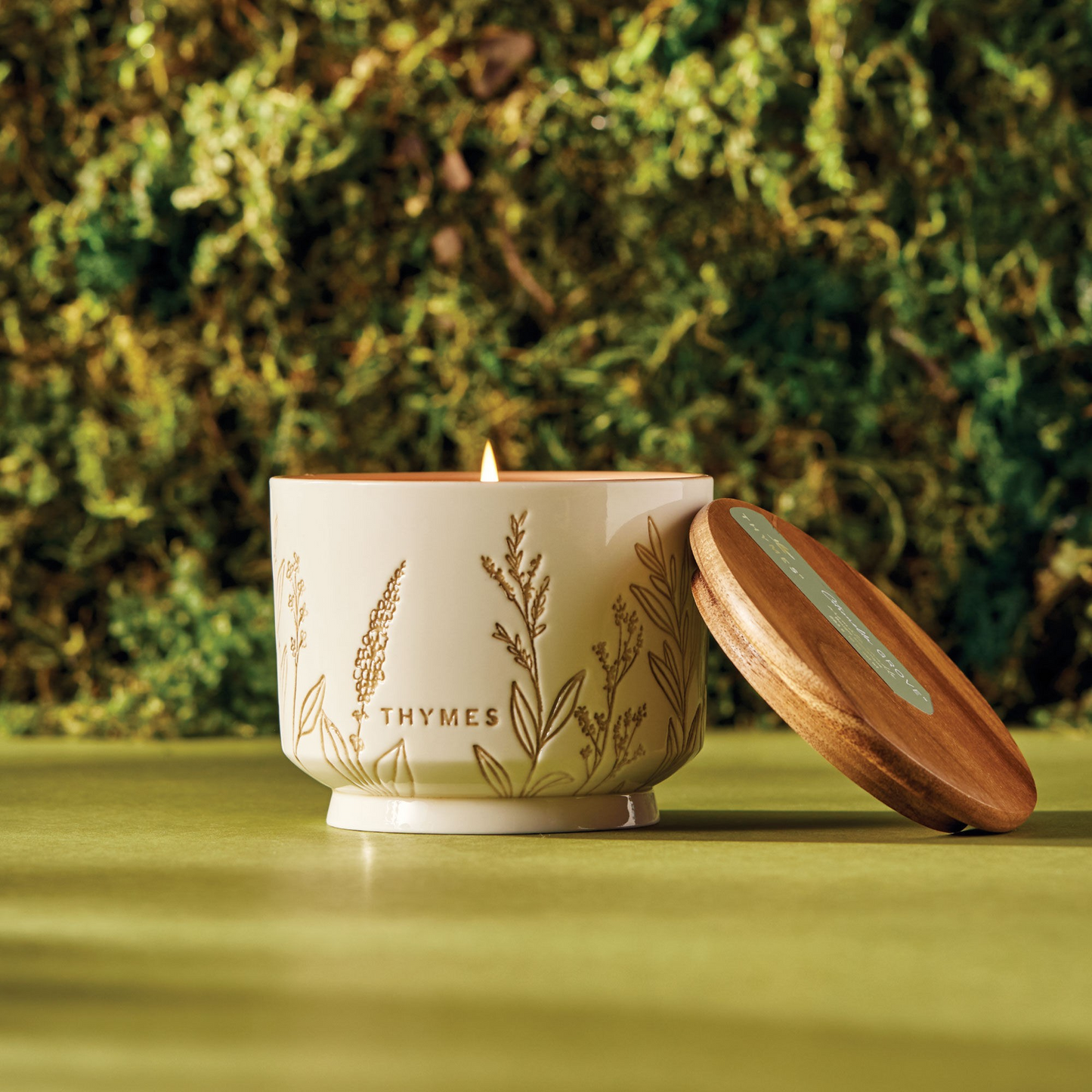 Thymes Outdoor Oasis Citronella Grove Candle | Medium