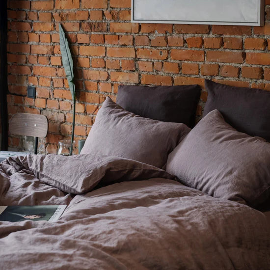 Linen Tales | Ashes of Roses | Queen | Linen Duvet Cover