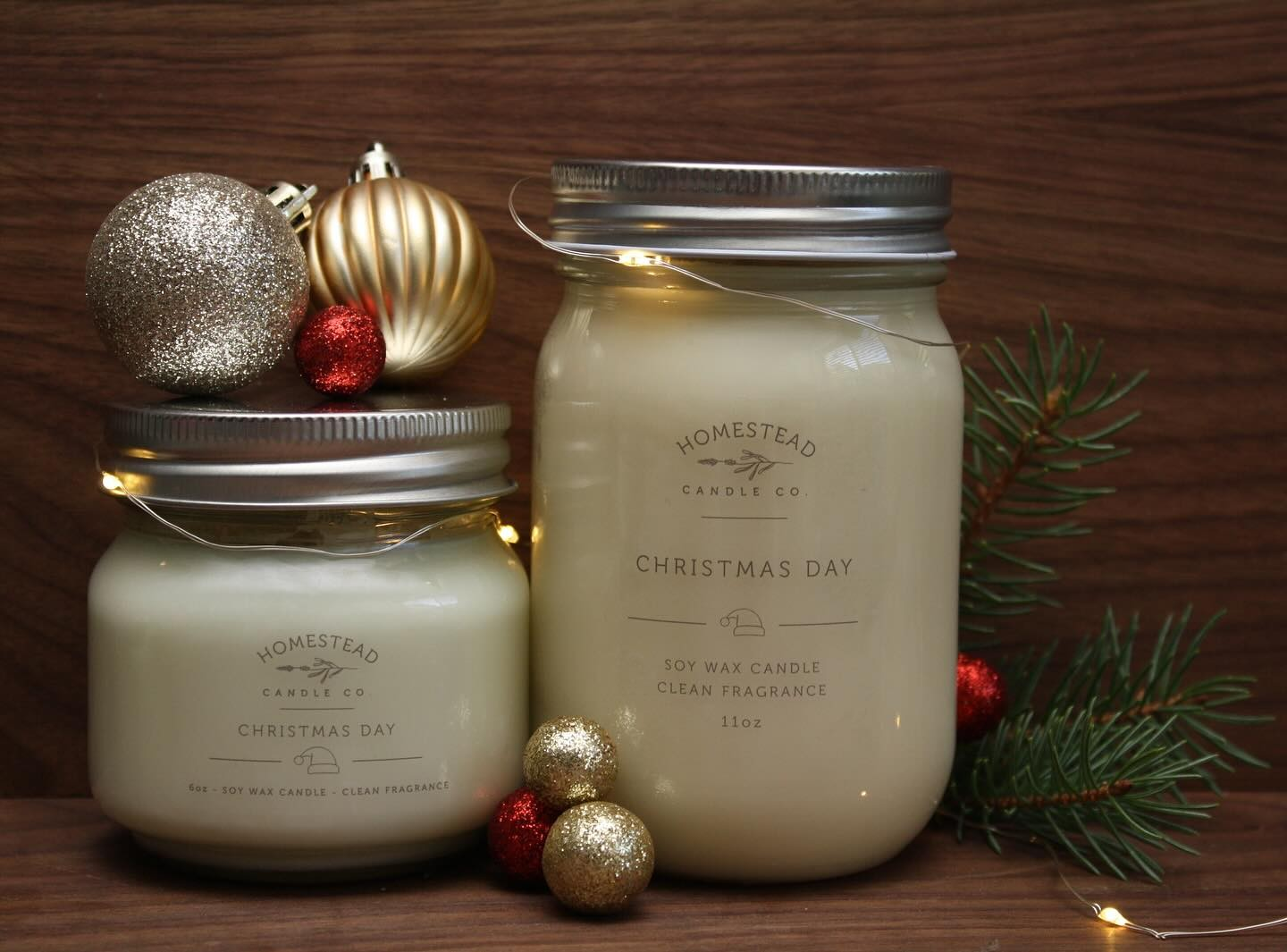 Homestead Candle Co. 6 oz | Christmas Day