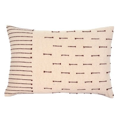 Scout Pillow | Cream & Pink