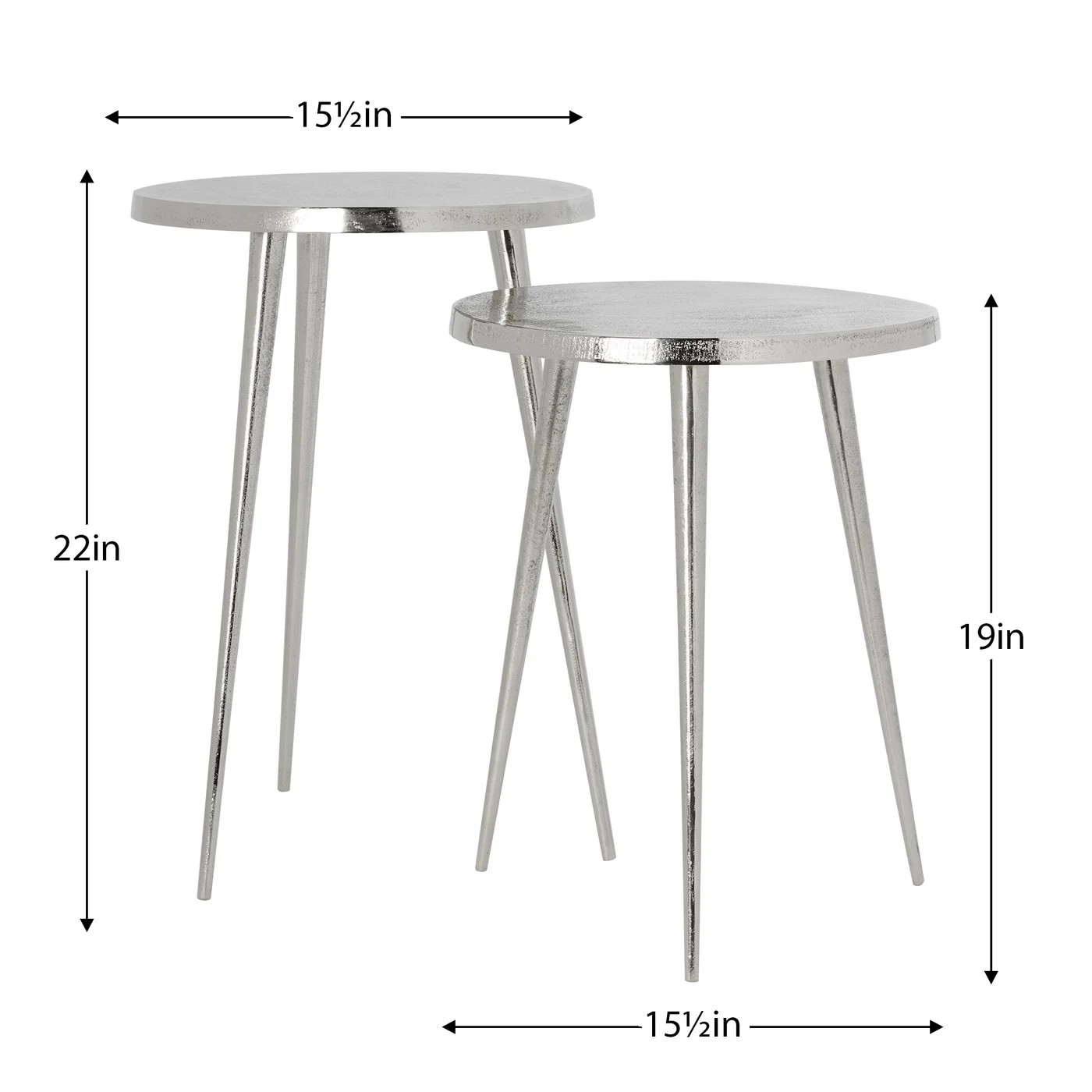 Lex Pin Leg Nested Table Set