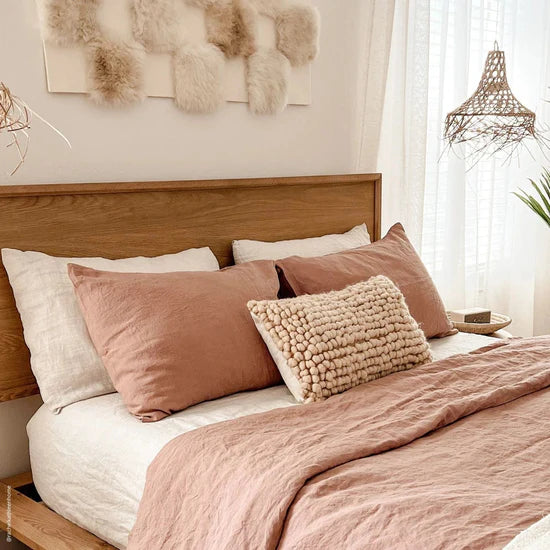 Linen Tales | Cafe Creme | Standard | Linen Pillowcase