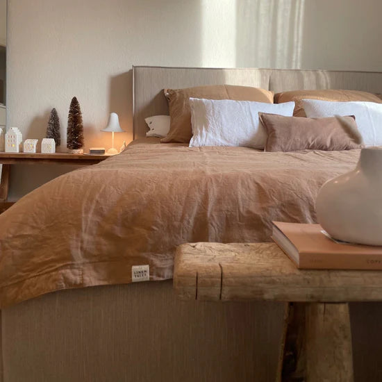Linen Tales | Camel | Twin | Linen Duvet Cover