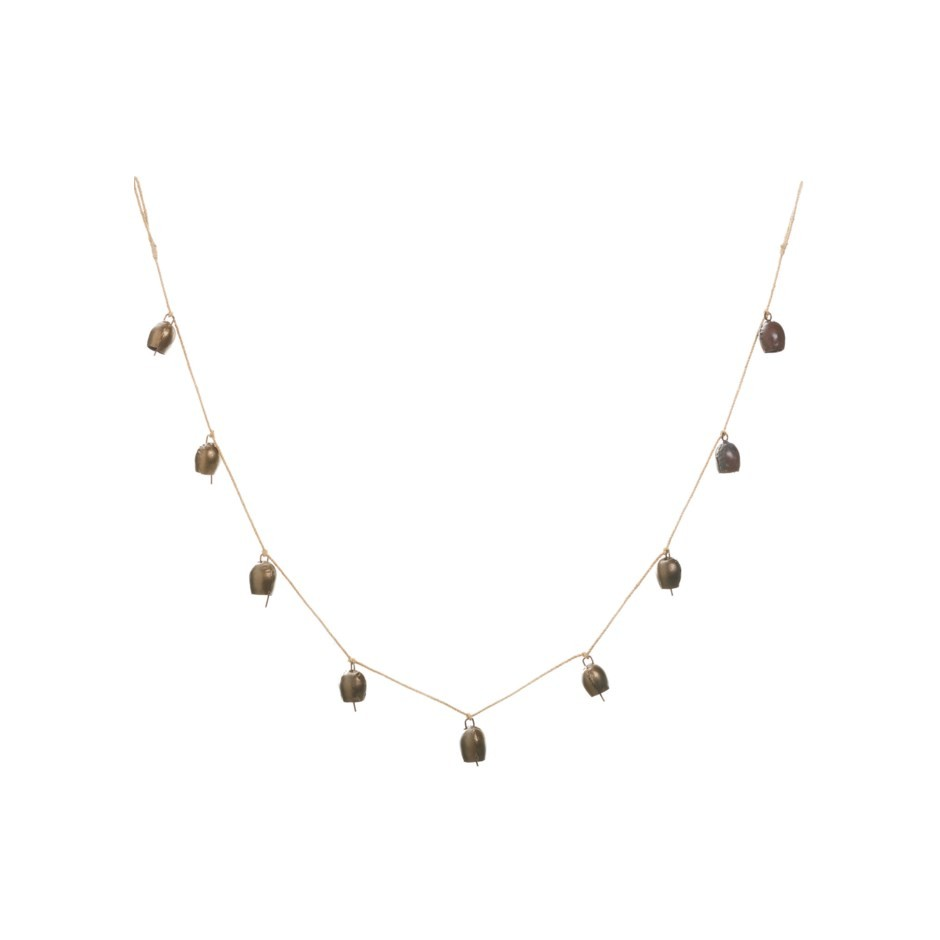GARLAND BELL IRON & JUTE | ANT BRONZE