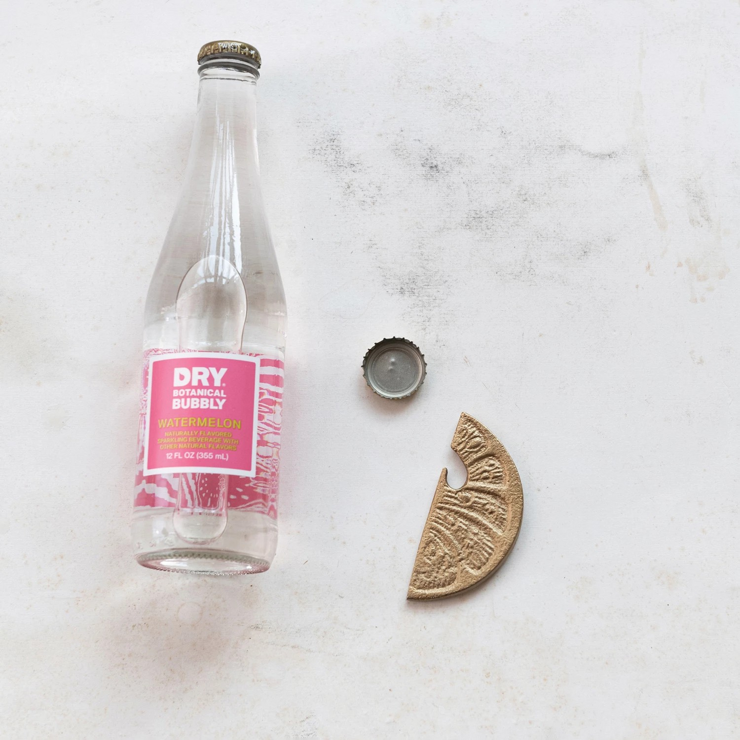 Metal Lemon Slice Shaped Bottle Opener