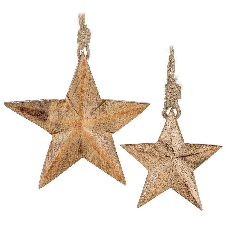 Small Bevel Star Ornament