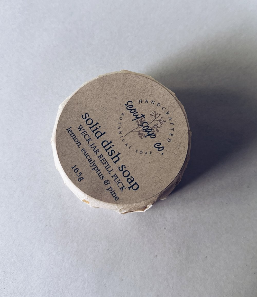 Scout Soap Co. | Weck Jar Refill Puck | Lemon, Eucalyptus & Pine