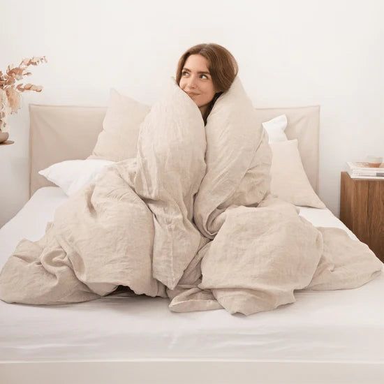Linen Tales | Melange | Full | Linen Duvet Cover