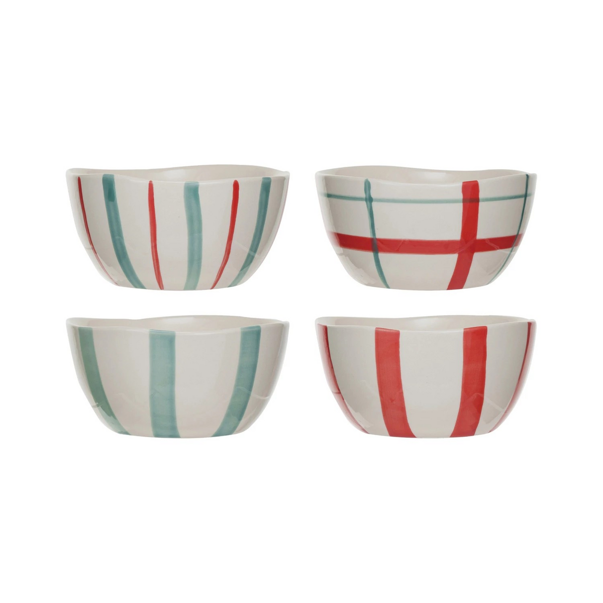 Hand-Painted Stoneware Bowl