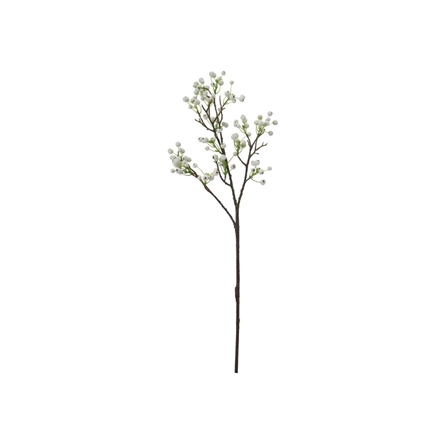 42"H Faux Berry Branch | Green