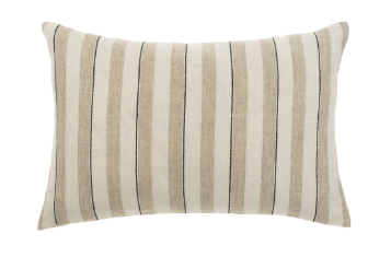 16x24 Seaside Stripe Linen Pillow