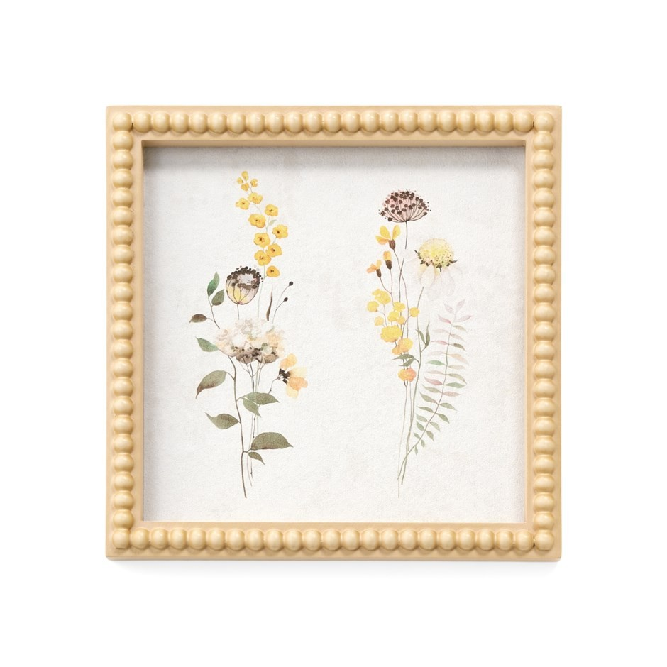 WALL ART FRAMED CANVAS PRNT | FLOWERS