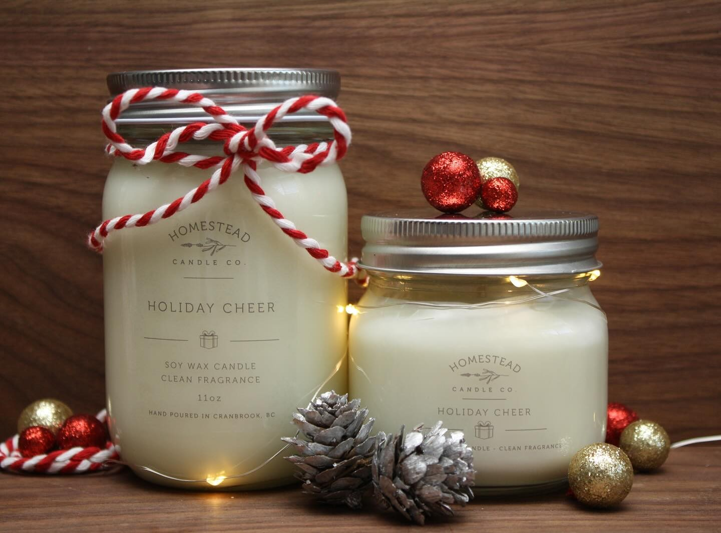Homestead Candle Co. 6oz | Holiday Cheer