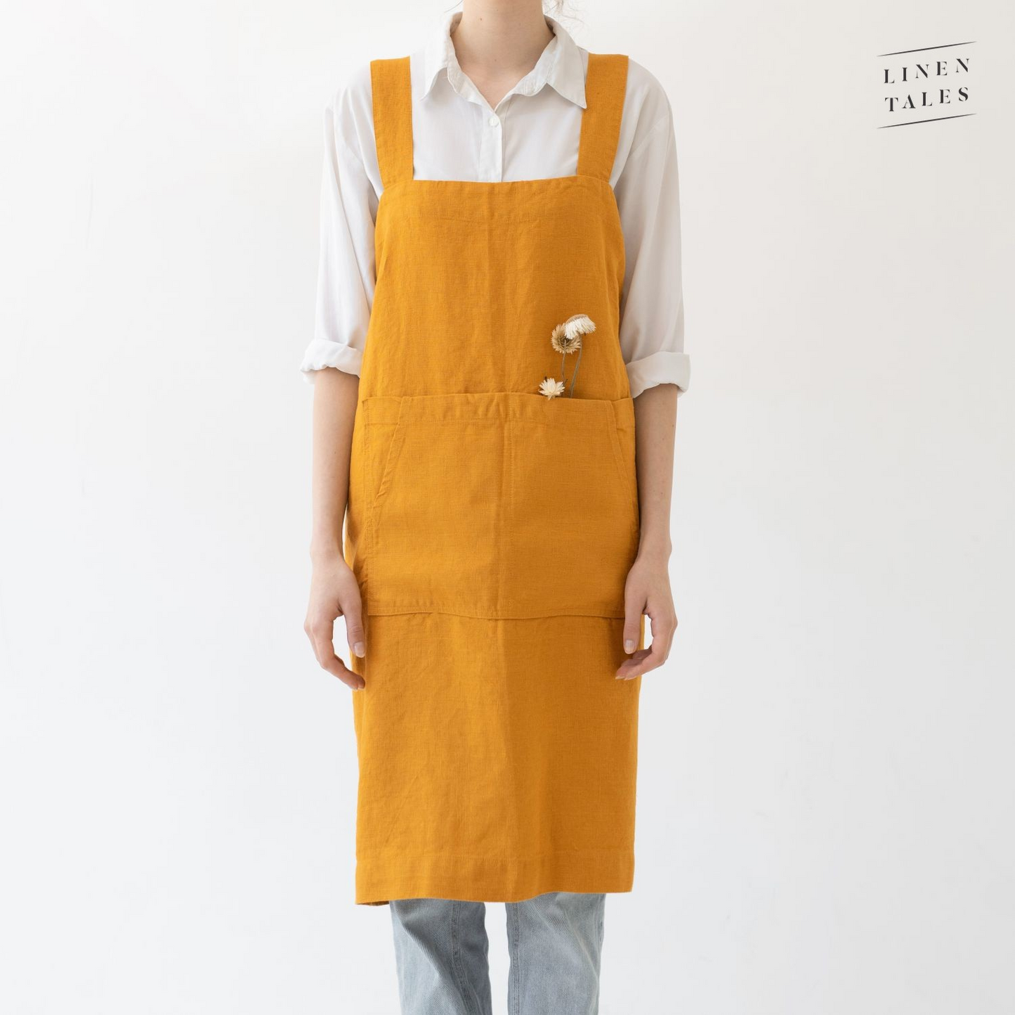 Pinafore Apron | Mustard