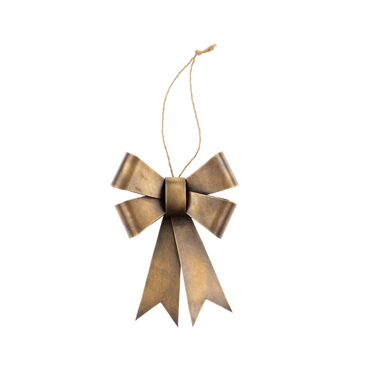 Brass Bow Ornament