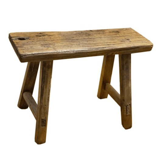 Rectangular Antique Mini Stool