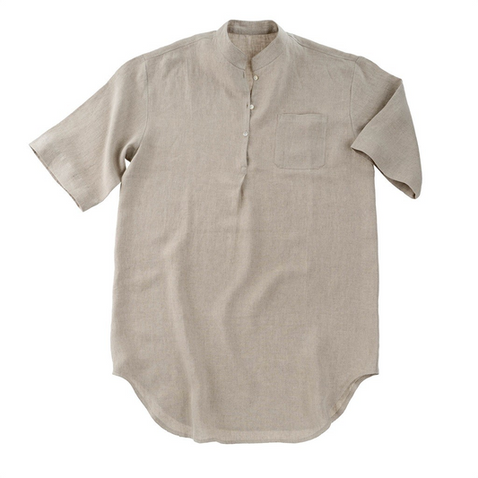 Linen Sleep Shirt |  Natural