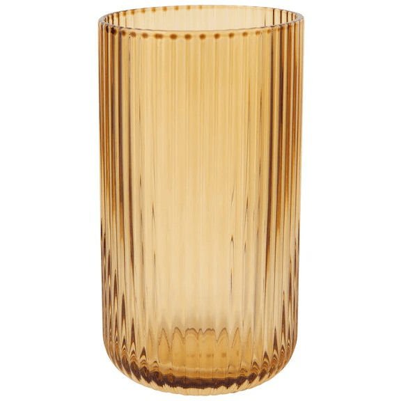 Amber Fluted Tumbler | Tall