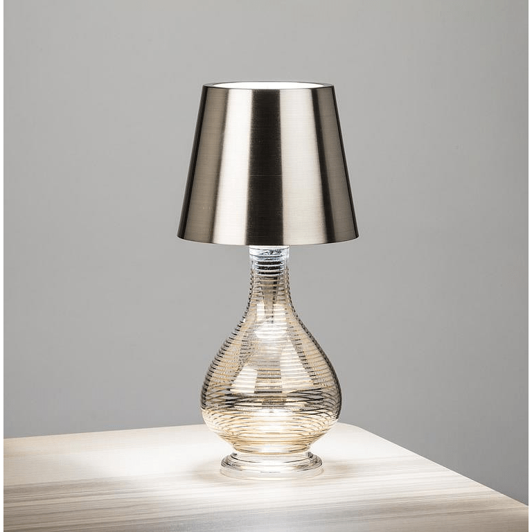 Classic Shade LED Bottle Stopper Light | Silver