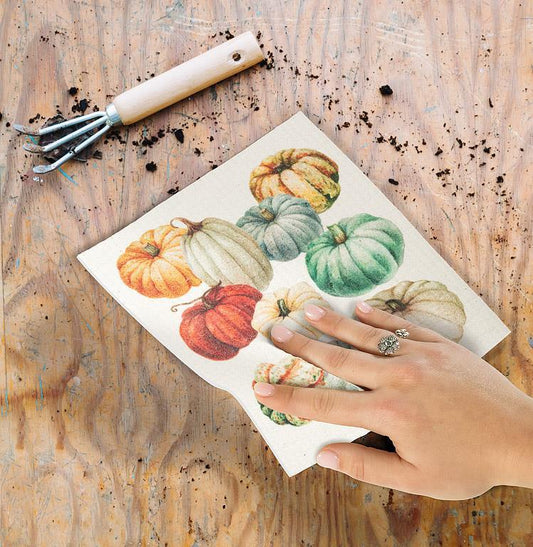 Pumpkins Dishcloth