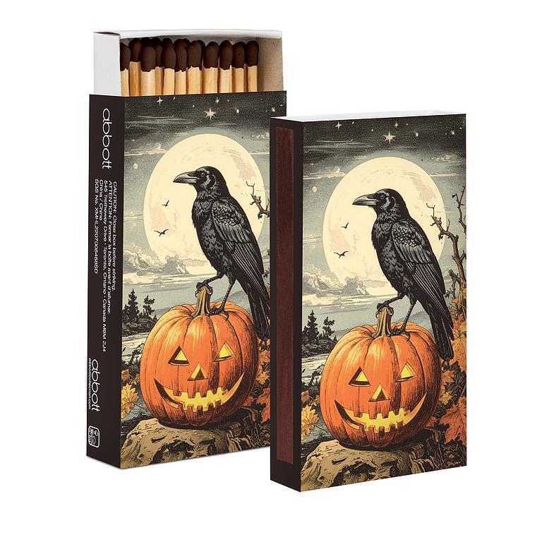 Pumpkin & Crow Halloween Matches