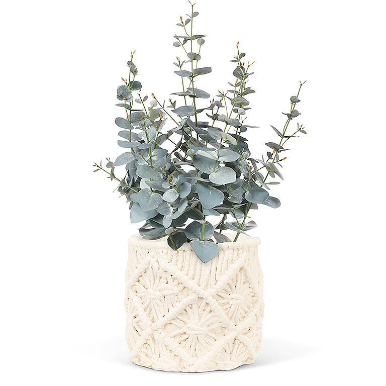 Medium Macrame Style Planter