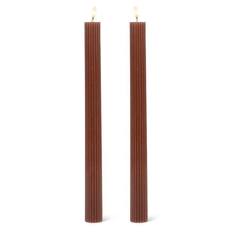 Ridged Taper | Brown