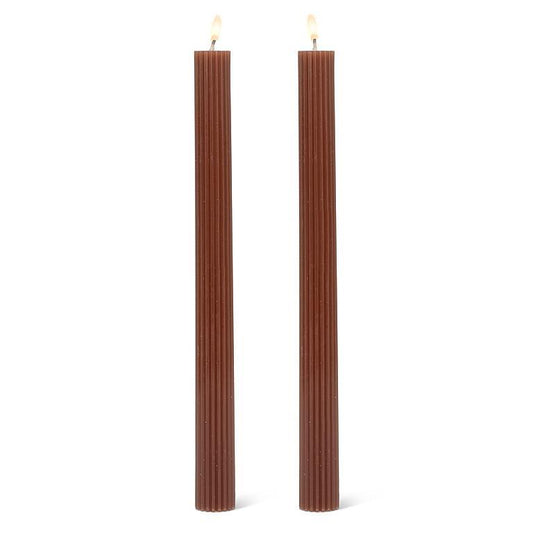 Ridged Taper | Brown