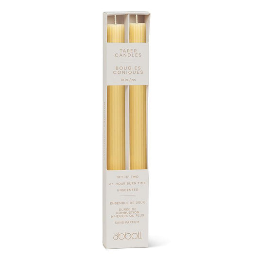 Ridged Taper | Yellow