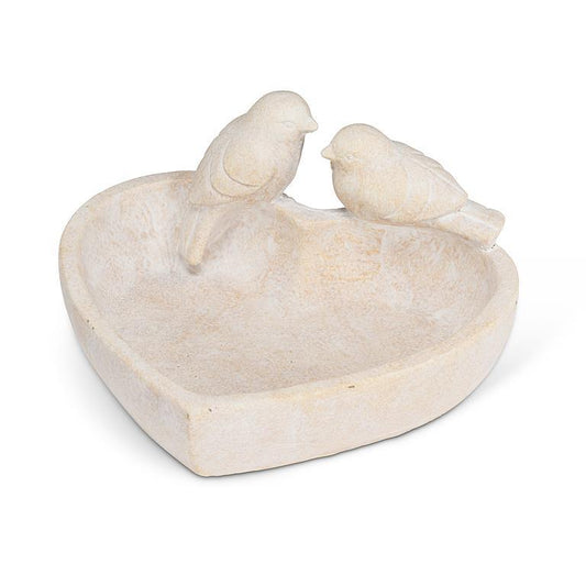 Heart Dish with 2 Birds