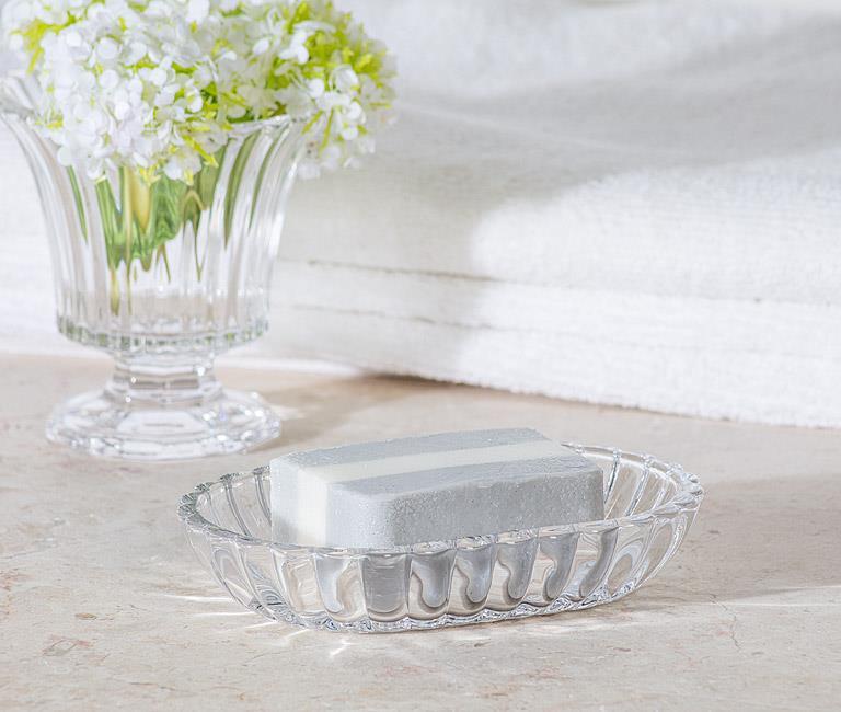 Oval Optic Flared Soap Dish