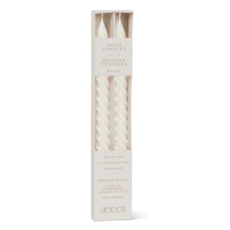 Tight Spiral Taper | Ivory