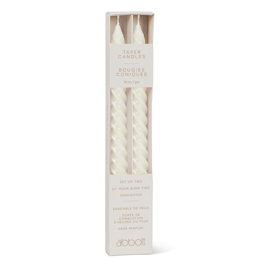 Tight Spiral Taper | Ivory
